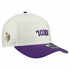 Minnesota Vikings New Era Upside Down 9FIFTY A-Frame Snapback Hat - Cream sale