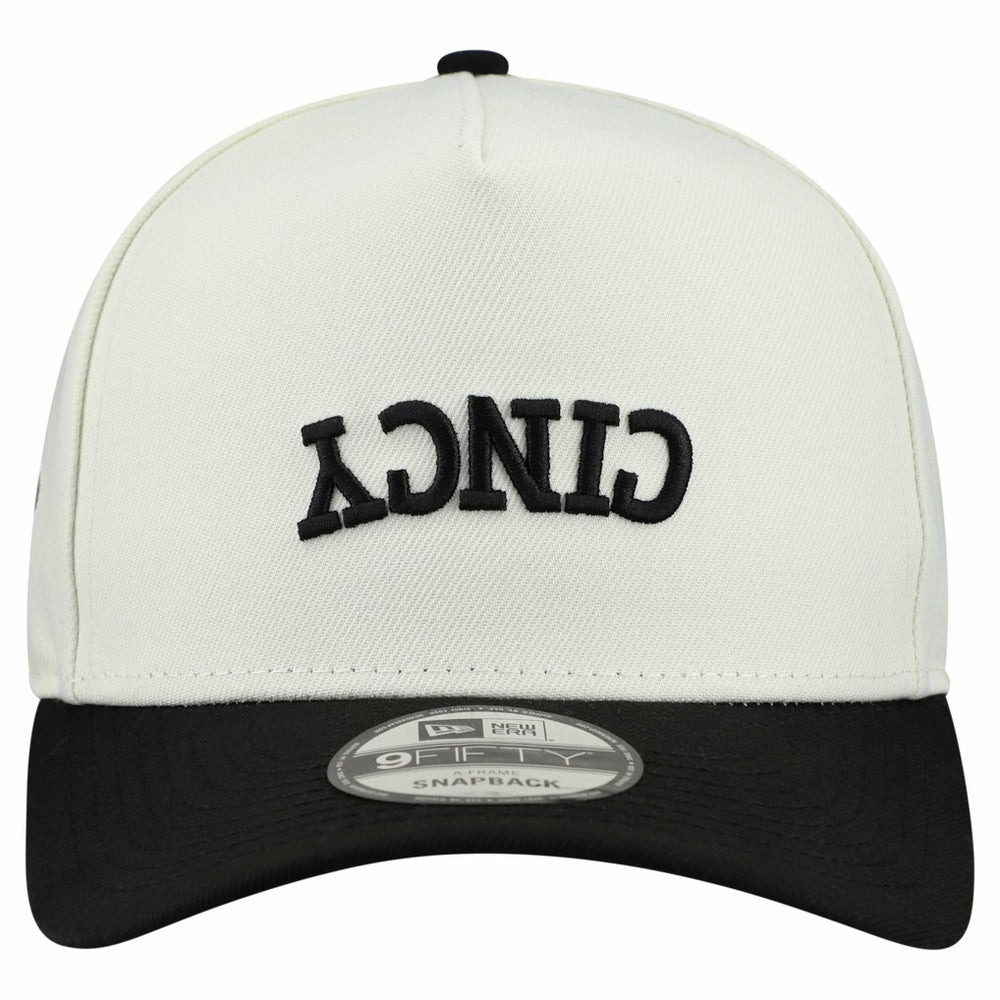 Cincinnati Bengals New Era Upside Down 9FIFTY A-Frame Snapback Hat - Cream sale