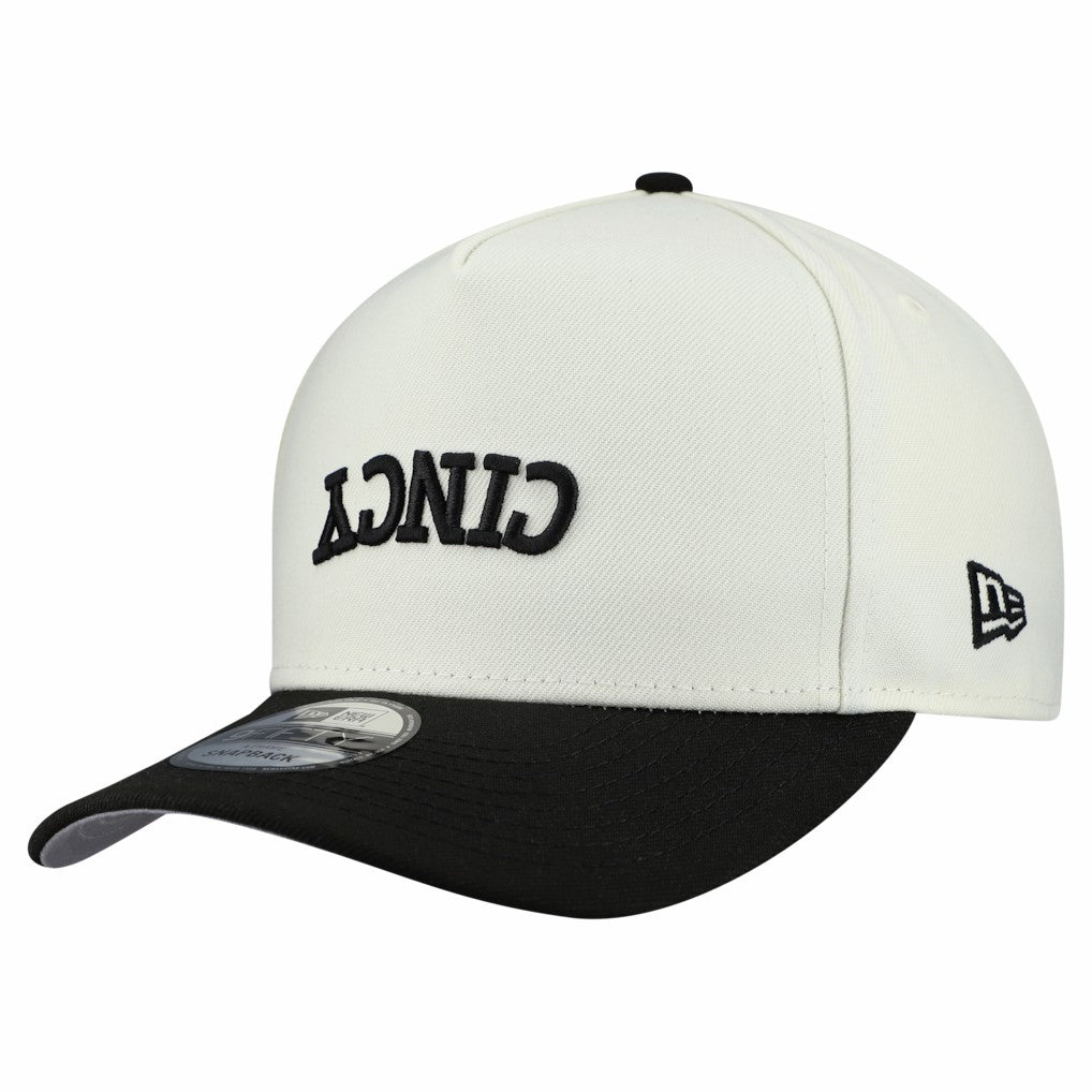 Cincinnati Bengals New Era Upside Down 9FIFTY A-Frame Snapback Hat - Cream sale