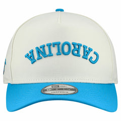 Carolina Panthers New Era Upside Down 9FIFTY A-Frame Snapback Hat - Cream sale
