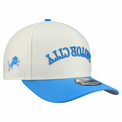 Detroit Lions New Era Upside Down 9FIFTY A-Frame Snapback Hat - Cream for sale