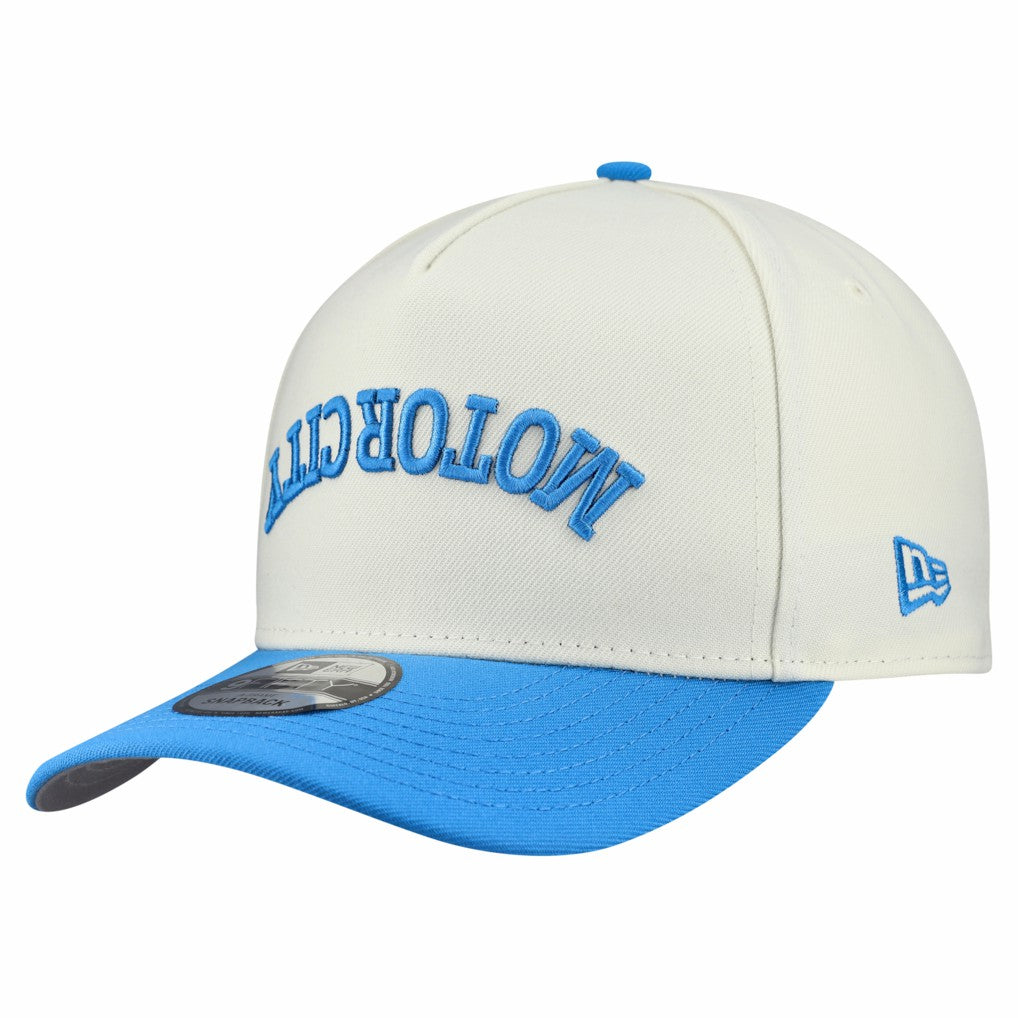 Detroit Lions New Era Upside Down 9FIFTY A-Frame Snapback Hat - Cream for sale