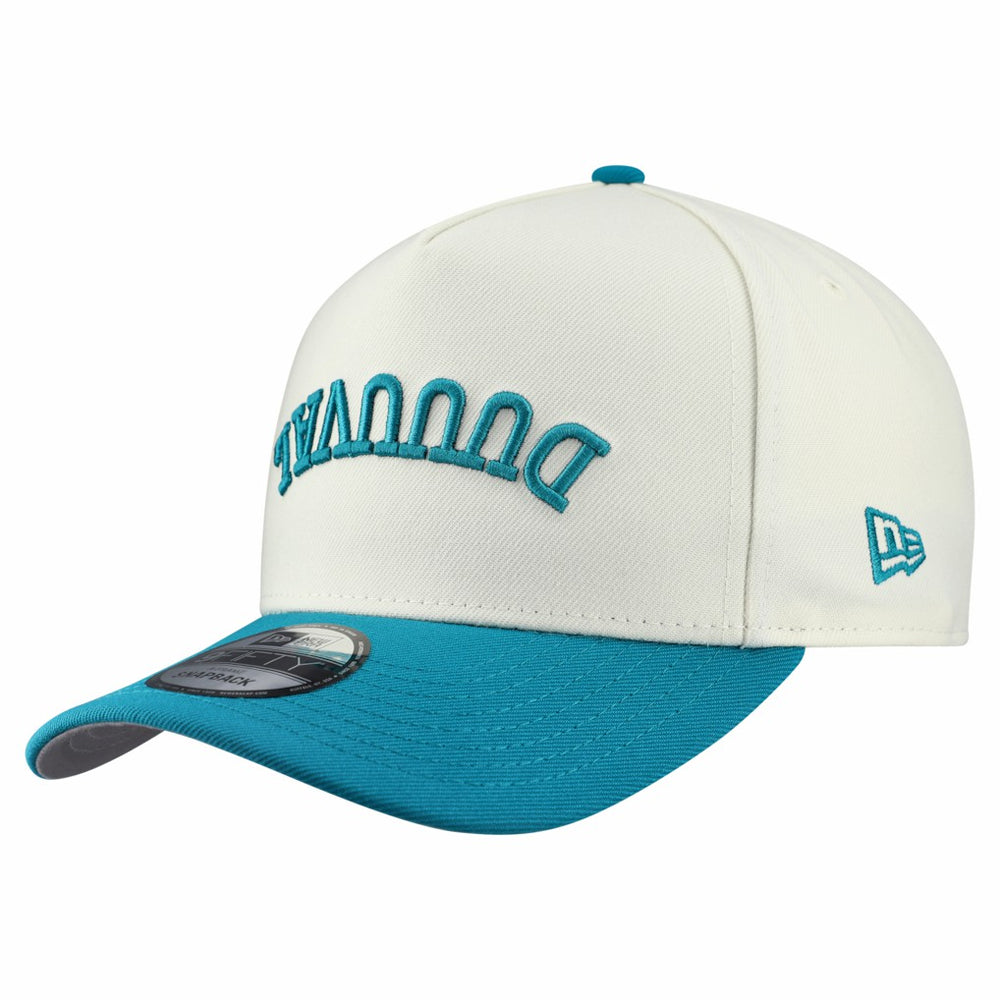 Jacksonville Jaguars New Era Upside Down 9FIFTY A-Frame Snapback Hat - Cream cheap