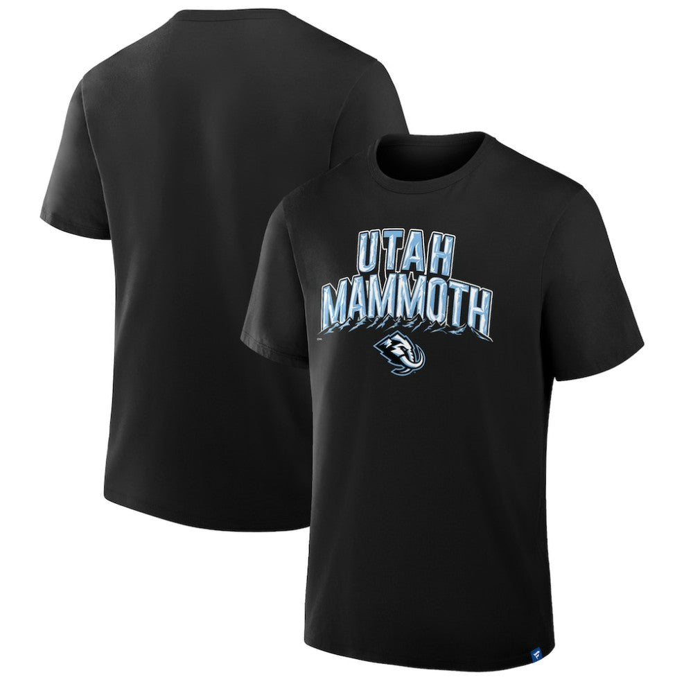 Utah Mammoth Profile Male Adult Big & Tall Short Sleeve T-Shirt Black