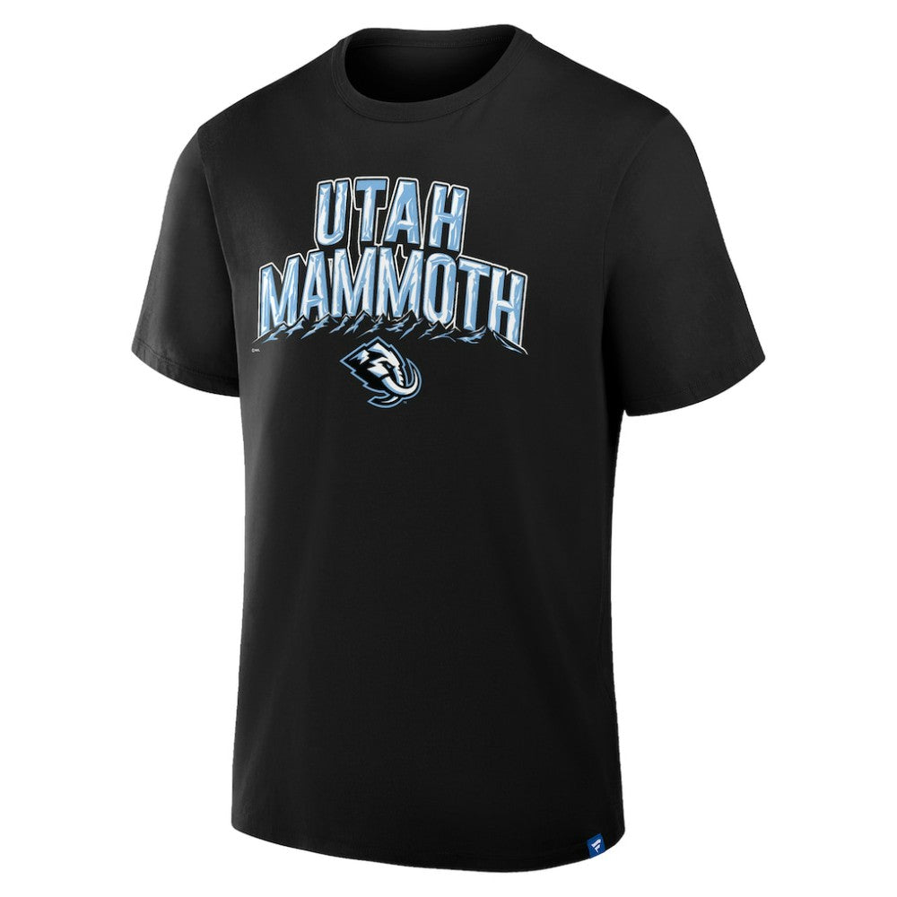 Utah Mammoth Profile Male Adult Big & Tall Short Sleeve T-Shirt Black