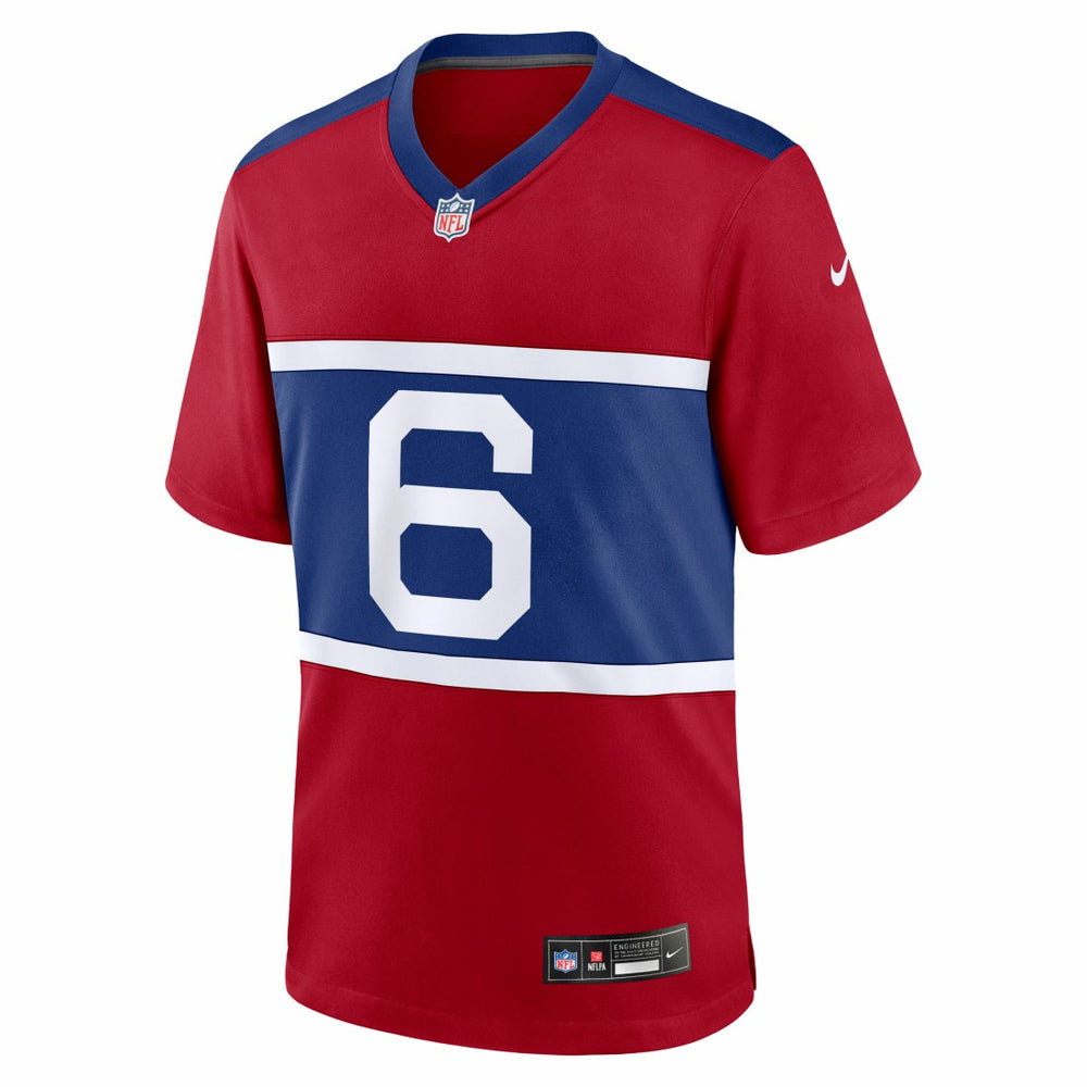 Jaxson Dart New York Giants Alternate Century Red Game Jersey - Red | Nike discount