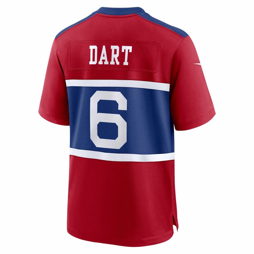 Jaxson Dart New York Giants Alternate Century Red Game Jersey - Red | Nike discount