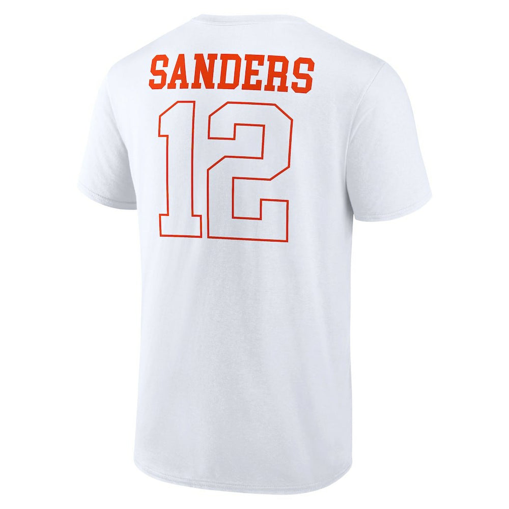 Shedeur Sanders Cleveland Browns Outline Player T-Shirt - White outlet