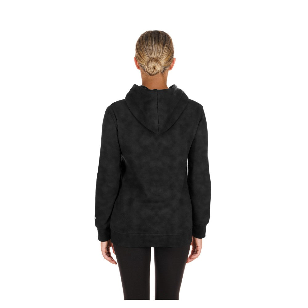 New York Mets Women's Día de Muertos Mineral Wash Hoodie Sweatshirt - Black | New Era
