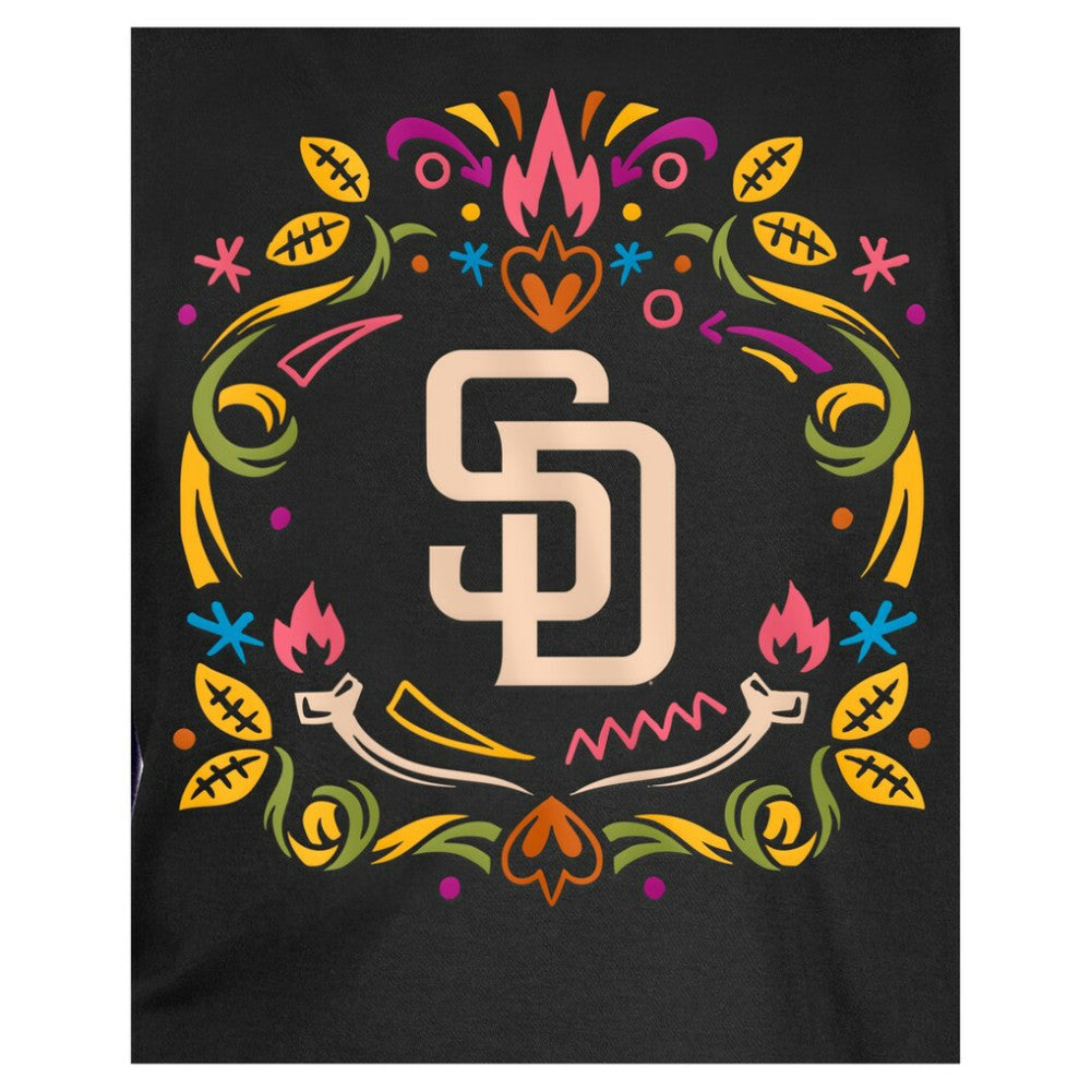 San Diego Padres Youth Día de los Muertos T-Shirt - Black | New Era