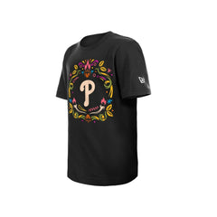 Philadelphia Phillies Youth Día de los Muertos T-Shirt - Black | New Era