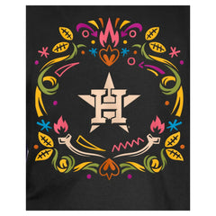 Houston Astros Youth Día de los Muertos T-Shirt - Black | New Era