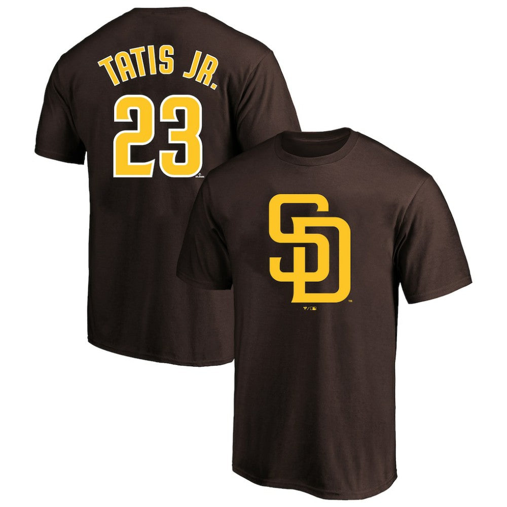 Fernando Tatis Jr. San Diego Padres Profile Big & Tall Player Name & Number T-Shirt - Brown