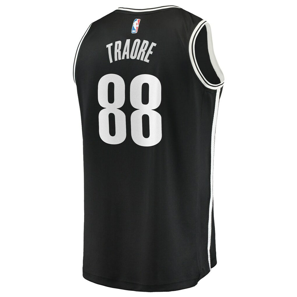 Nolan Traoré Brooklyn Nets Fast Break Replica Jersey - Black - Icon Edition | Fanatics for sale