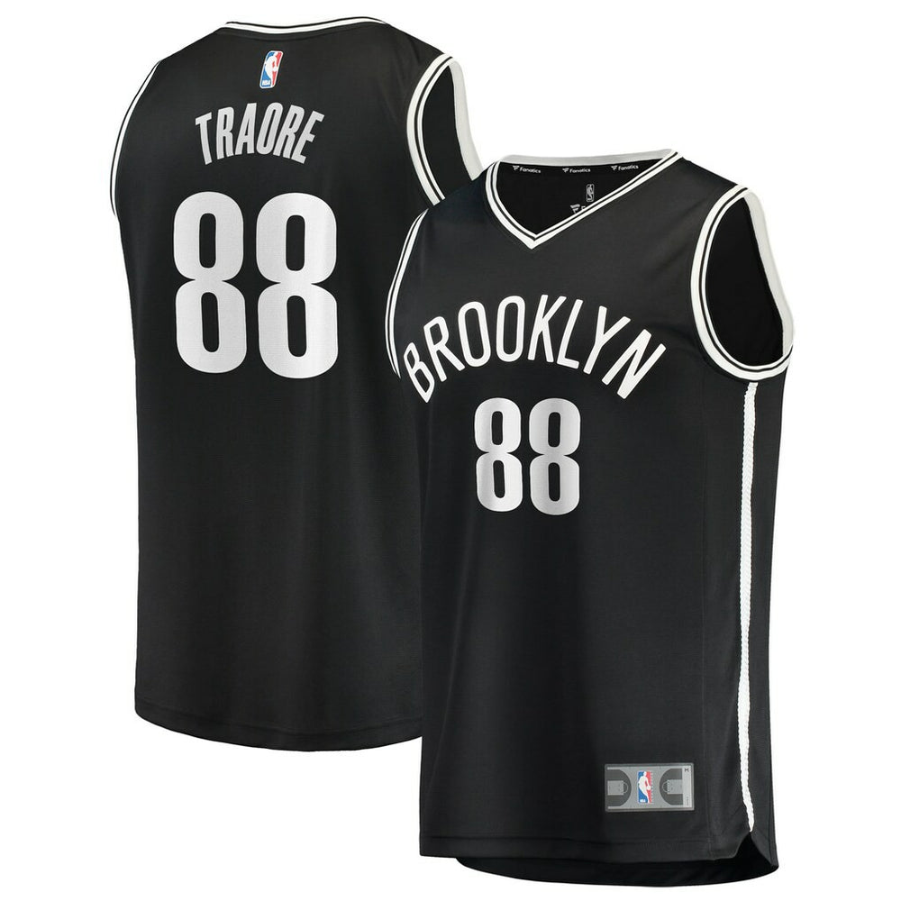 Nolan Traoré Brooklyn Nets Youth Fast Break Replica Jersey - Black - Icon Edition | Fanatics for sale