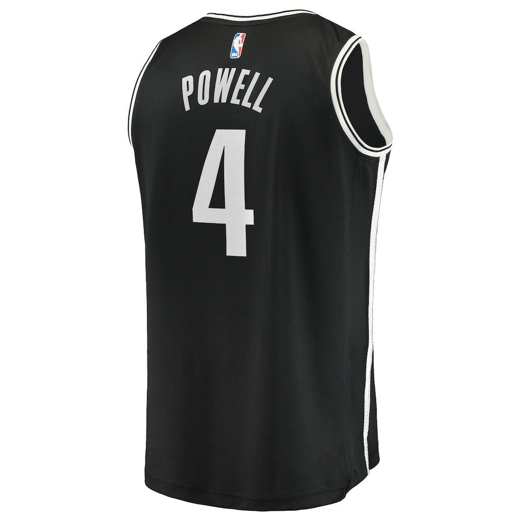 Drake Powell Brooklyn Nets Fast Break Replica Jersey - Black - Icon Edition | Fanatics sale
