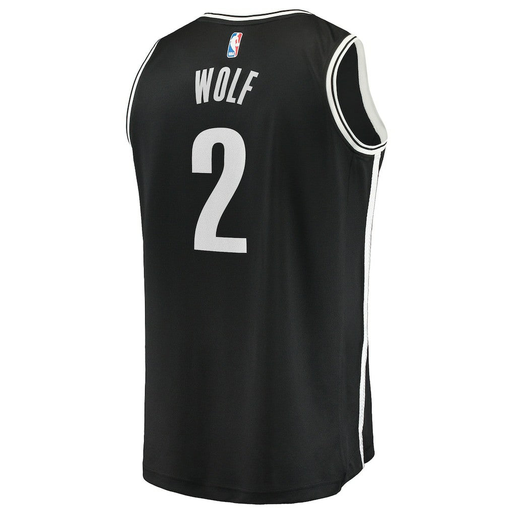 Daniel Wolf Brooklyn Nets Youth Fast Break Replica Jersey - Black - Icon Edition | Fanatics discount