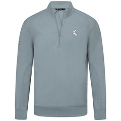 Chicago White Sox Levelwear Upright Insignia Tri-Blend Quarter-Zip Pullover - Gray