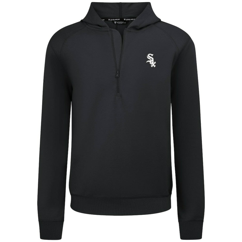 Chicago White Sox Levelwear Technic Insignia Quarter-Zip Hoodie - Black