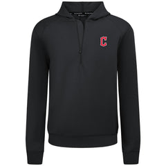 Cleveland Guardians Levelwear Technic Insignia Quarter-Zip Hoodie - Black