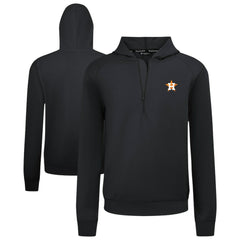 Houston Astros Levelwear Technic Insignia Quarter-Zip Hoodie - Black