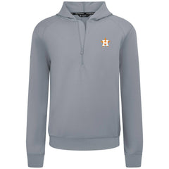 Houston Astros Levelwear Technic Insignia Quarter-Zip Hoodie - Gray