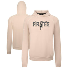 Pittsburgh Pirates Levelwear Mandate Carve Tri-Blend Hoodie - Khaki