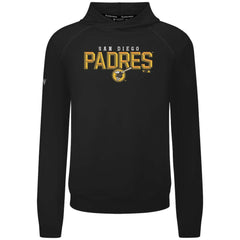 San Diego Padres Levelwear Mandate Carve Tri-Blend Hoodie - Black