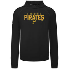 Pittsburgh Pirates Levelwear Mandate Carve Tri-Blend Hoodie - Black