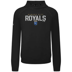 Kansas City Royals Levelwear Mandate Carve Tri-Blend Hoodie - Black