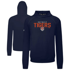 Detroit Tigers Levelwear Mandate Carve Tri-Blend Hoodie - Navy