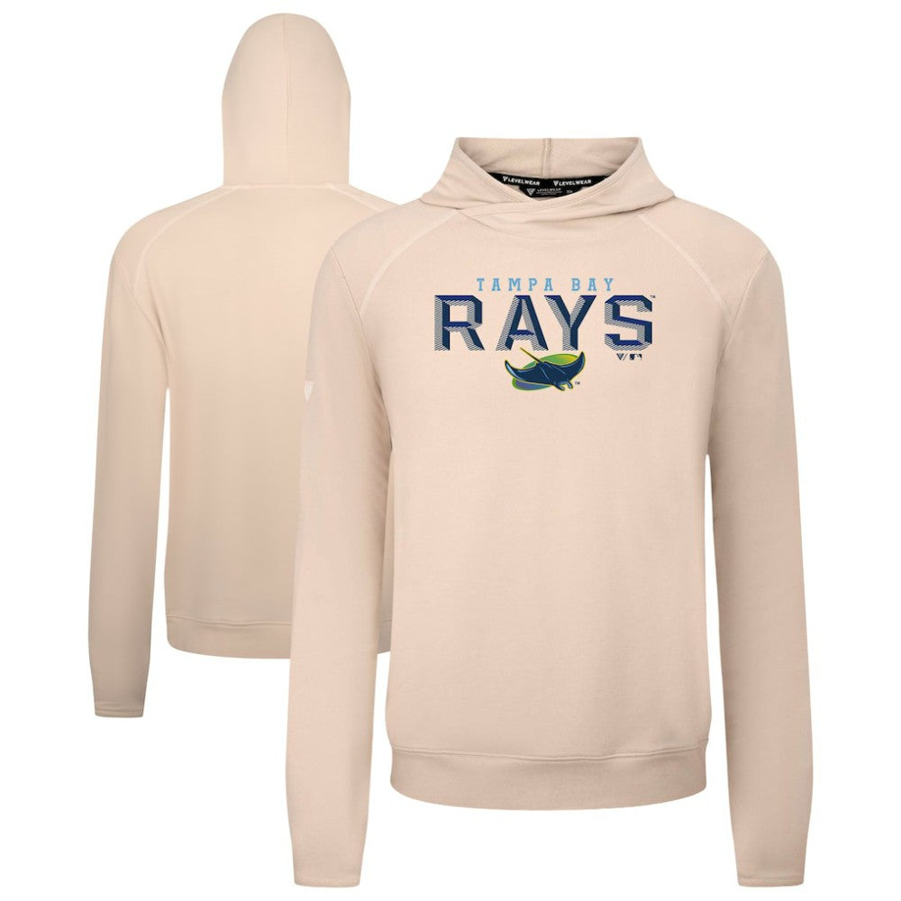Tampa Bay Rays Levelwear Mandate Carve Tri-Blend Hoodie - Khaki