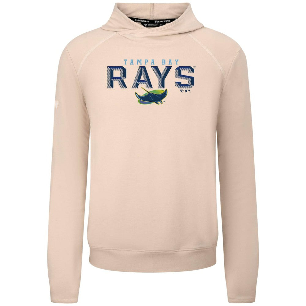 Tampa Bay Rays Levelwear Mandate Carve Tri-Blend Hoodie - Khaki