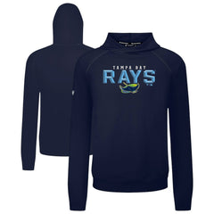 Tampa Bay Rays Levelwear Mandate Carve Tri-Blend Hoodie - Navy