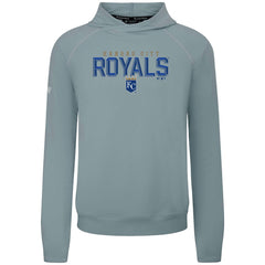 Kansas City Royals Levelwear Mandate Carve Tri-Blend Hoodie - Gray