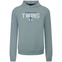 Minnesota Twins Levelwear Mandate Carve Tri-Blend Hoodie - Gray