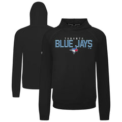 Toronto Blue Jays Levelwear Mandate Carve Tri-Blend Hoodie - Black