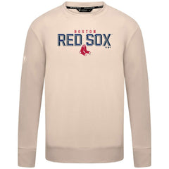 Boston Red Sox Levelwear Mandate Carve Tri-Blend Sweatshirt - Khaki