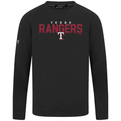 Texas Rangers Levelwear Mandate Carve Tri-Blend Sweatshirt - Black