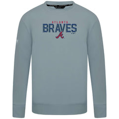 Atlanta Braves Levelwear Mandate Carve Tri-Blend Sweatshirt - Gray