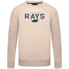 Tampa Bay Rays Levelwear Mandate Carve Tri-Blend Sweatshirt - Khaki