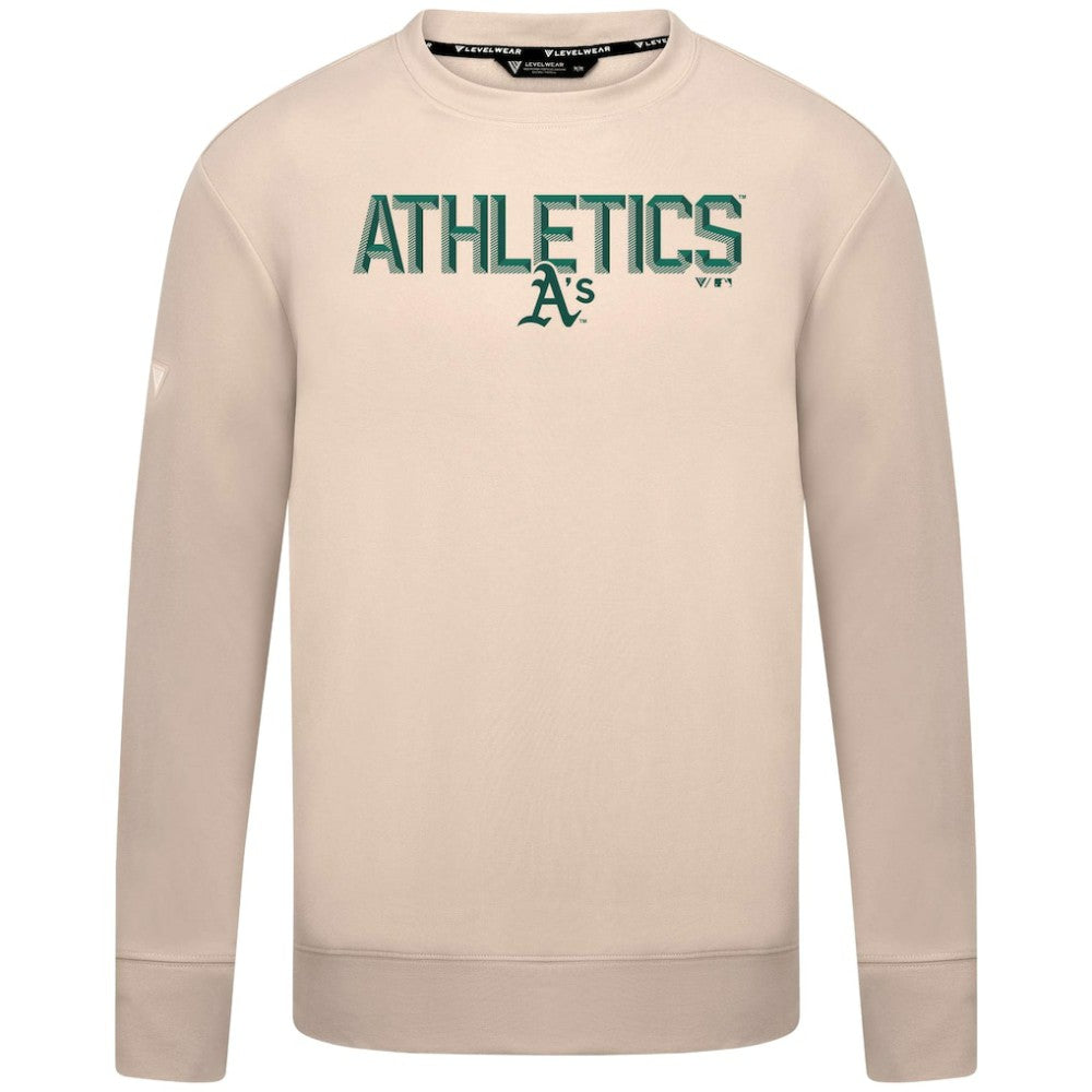 Athletics Levelwear Mandate Carve Tri-Blend Sweatshirt - Khaki
