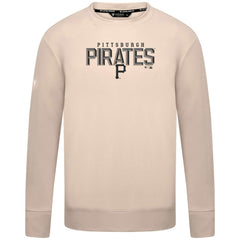 Pittsburgh Pirates Levelwear Mandate Carve Tri-Blend Sweatshirt - Khaki