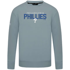 Philadelphia Phillies Levelwear Mandate Carve Tri-Blend Sweatshirt - Gray