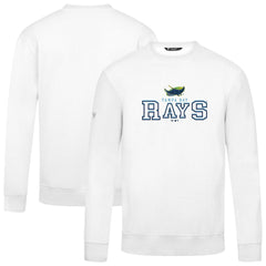 Tampa Bay Rays Levelwear Zane Journey Sweatshirt - White