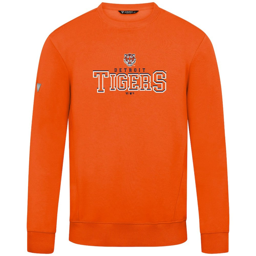 Detroit Tigers Levelwear Zane Journey Sweatshirt - Orange
