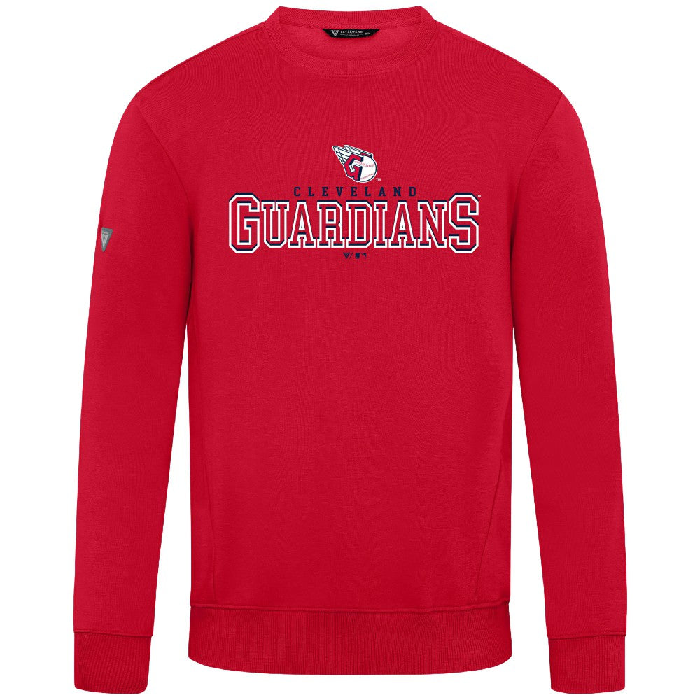 Cleveland Guardians Levelwear Zane Journey Sweatshirt - Red