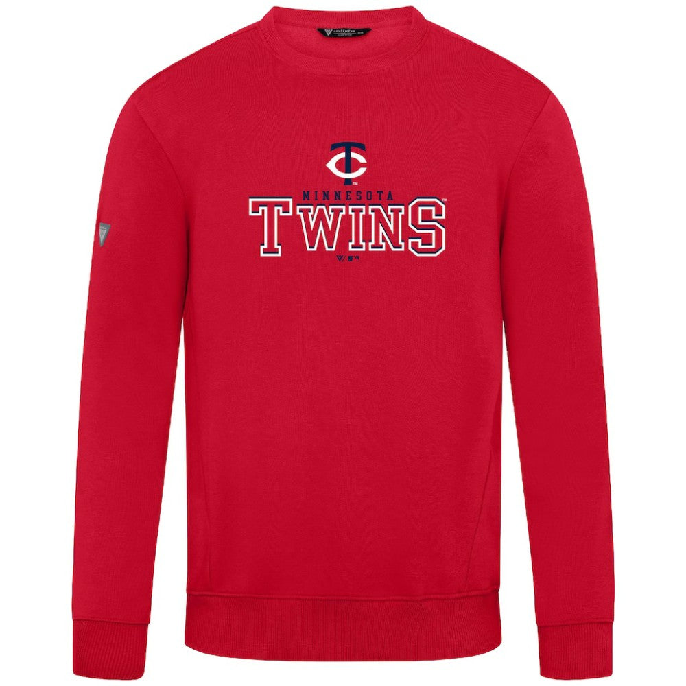 Minnesota Twins Levelwear Zane Journey Sweatshirt - Red