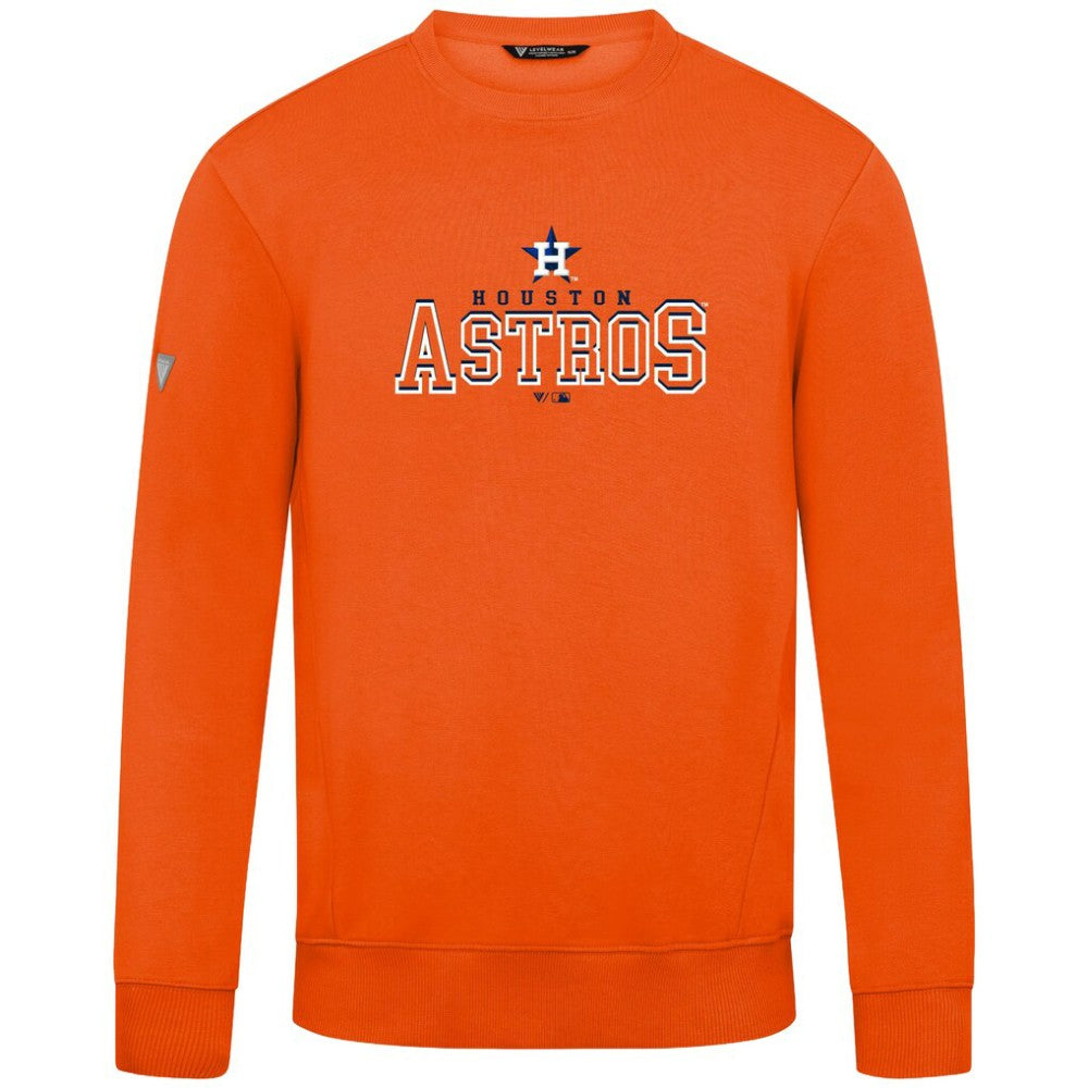 Houston Astros Levelwear Zane Journey Sweatshirt - Orange