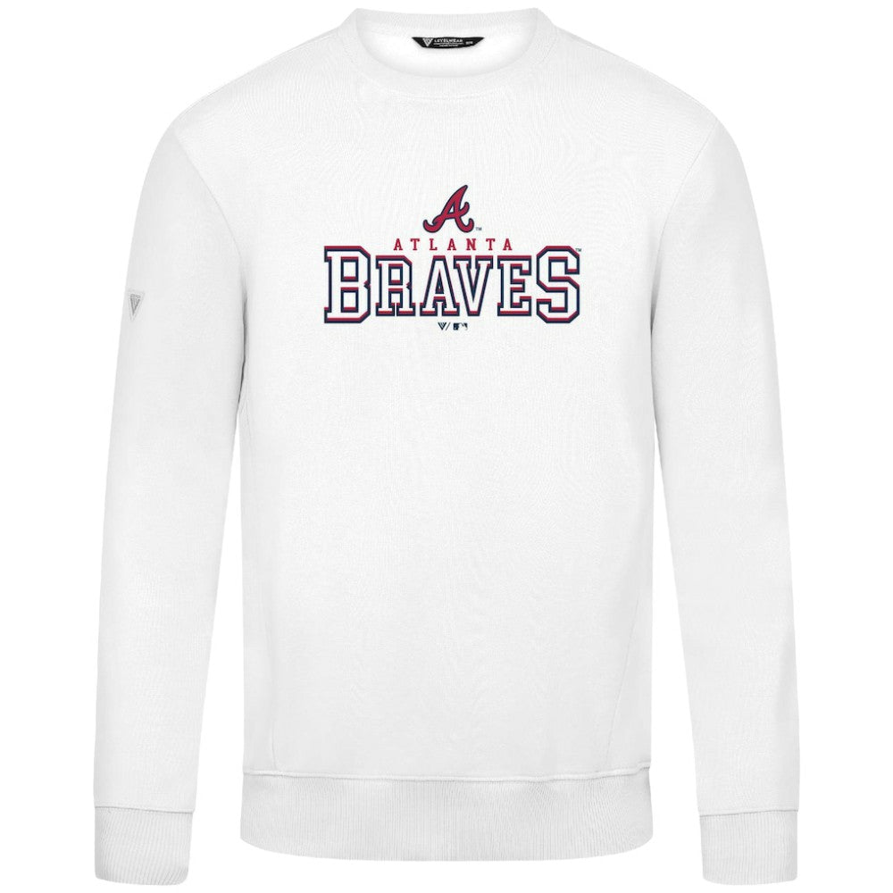 Atlanta Braves Levelwear Zane Journey Sweatshirt - White